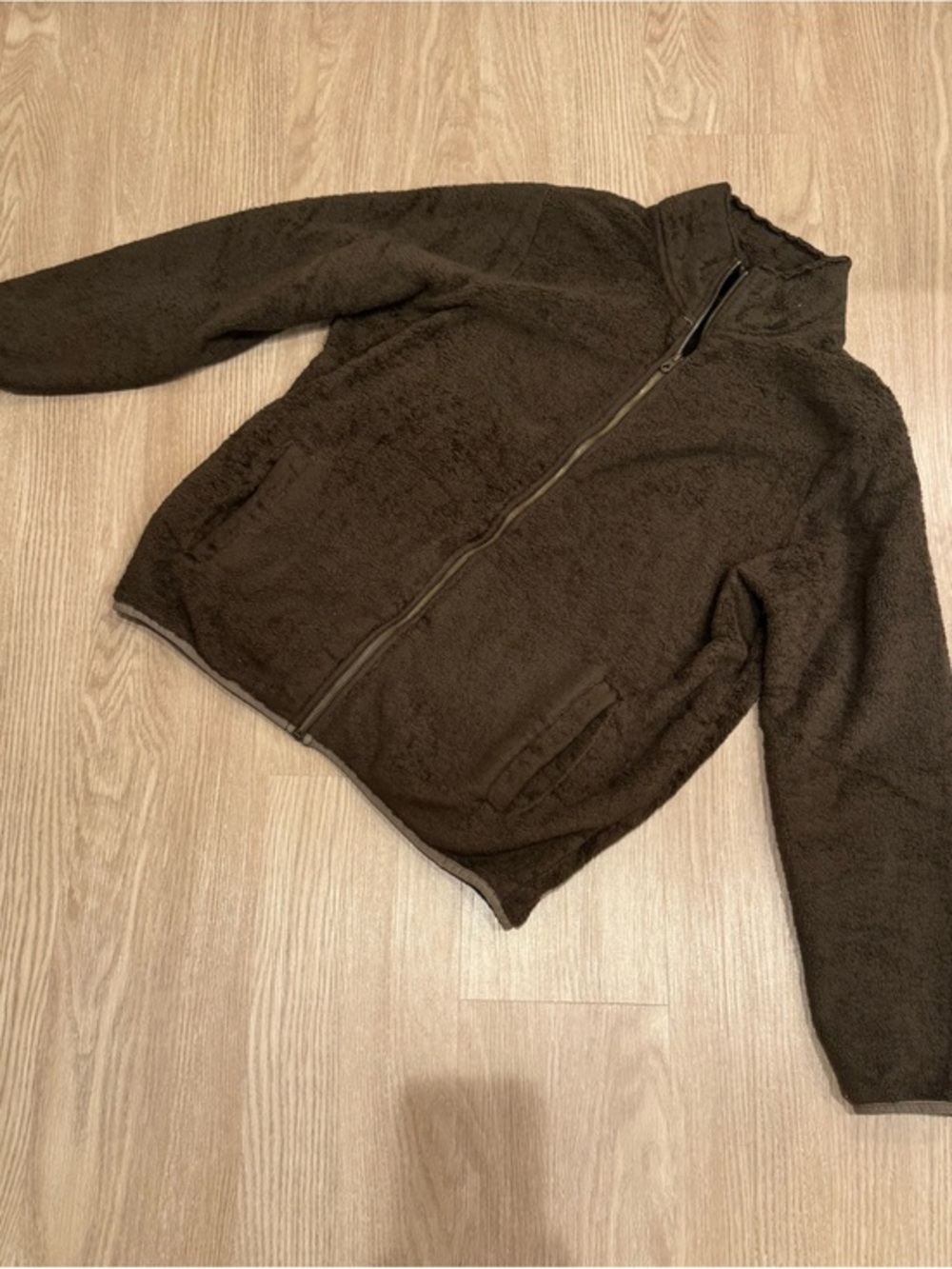 Volcom Brown Women's Sherpa Zip Jacket